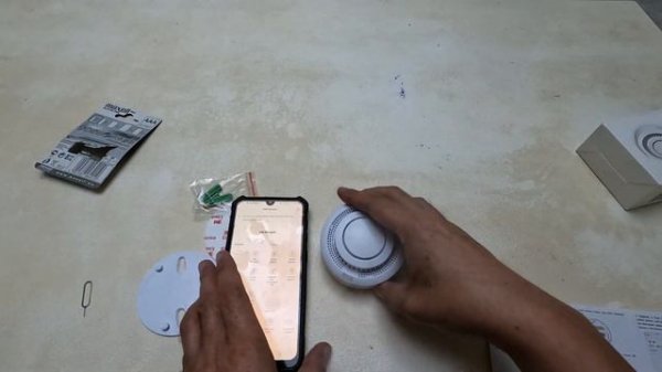 Wifi Smoke Detector Installation and Actual Test #smartlife #tuya #smokedetector