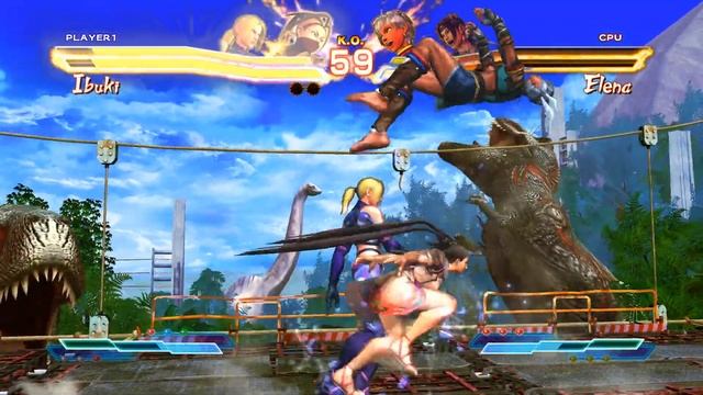 Street Fighter X Tekken: Nina & Ibuki vs Julia & Elena - Perfect Round - 1440p No Commentary смотреть онлайн