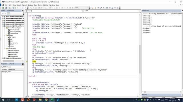 VBA Read/Write/Convert Key-Value SETTINGS in Table/Registry/INI/JSON смотреть онлайн