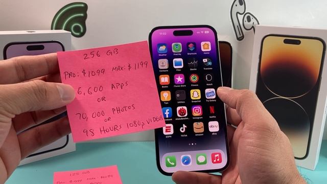 iPhone 14 Pro / Pro Max: 128GB vs 256GB vs 512GB vs 1TB смотреть онлайн