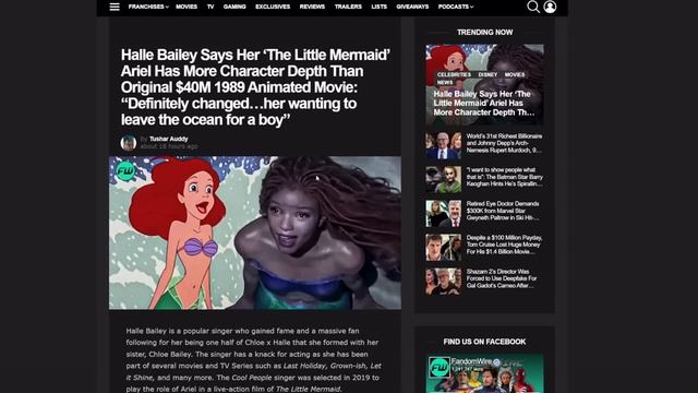 The Little Mermaid actress TRASHES original! Says Disney live action remake is DEFINITIVE version! смотреть онлайн
