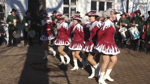 Fasching Wertach 2022 Garde Gardetanz Trommlern