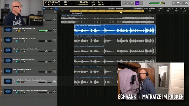 Vocals aufnehmen im Schrank, mit Matratze oder Reflexion Filter? | Tutorial | Recording-Blog AK09-2 смотреть онлайн