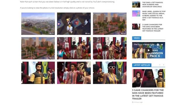 The Sims 4 Get Famous News: New Screens, Career Integration & MORE! смотреть онлайн