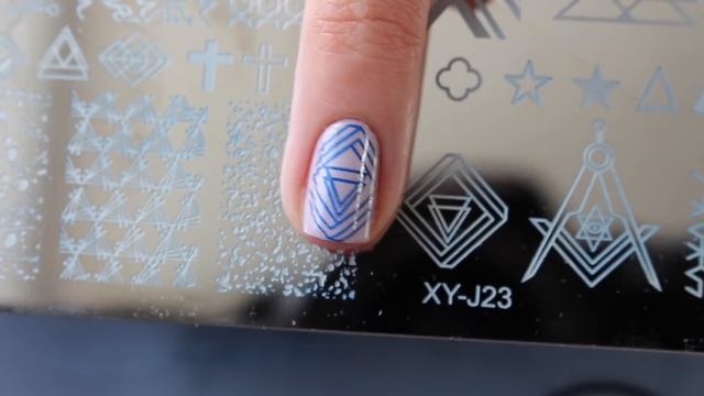 Aliexpress XY-J23 Stamping Plate Review & Swatches - Обзор пластины для стемпинга с алиэкспресс смотреть онлайн