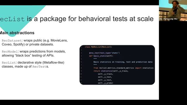 Algo Hour - Behavioral Testing of Recommender Systems with RecList | Jacopo Tagliabue, Coveo смотреть онлайн