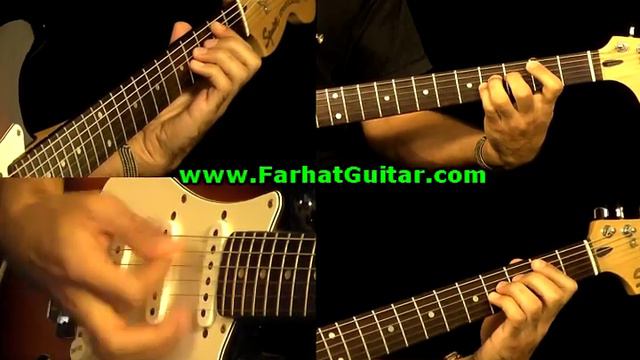 Money Pink Floyd Guitar Cover Part  9  Full Song Www.farhatguitar.com