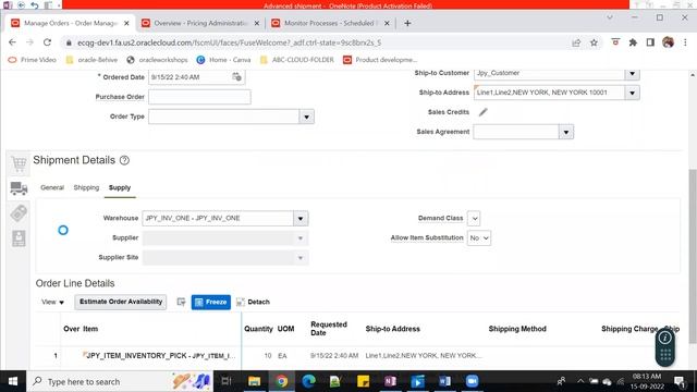 Oracle Cloud - Order management - Advanced Shipment смотреть онлайн