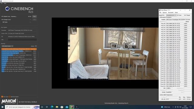 Threadripper Pro 5975WX - Rendering Benchmark смотреть онлайн
