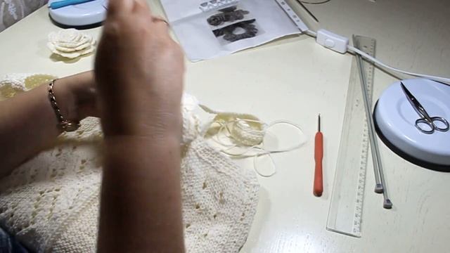 Вязание ажурного топа. Часть 2 смотреть онлайн
