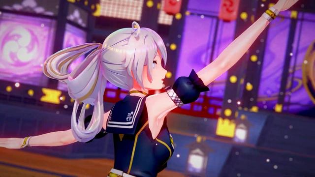 【Honkai Impact 3 MMD／4K／60FPS】Kiana Kaslana【DEEP BLUE TOWN】 смотреть онлайн