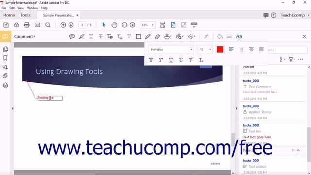 Acrobat Pro DC Tutorial Using Drawing Tools - Adobe Acrobat Pro DC Training Tutorial Course смотреть онлайн
