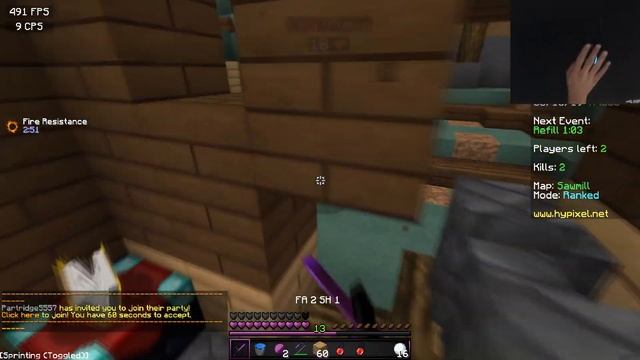Butterfly Clicking in Ranked Skywars смотреть онлайн