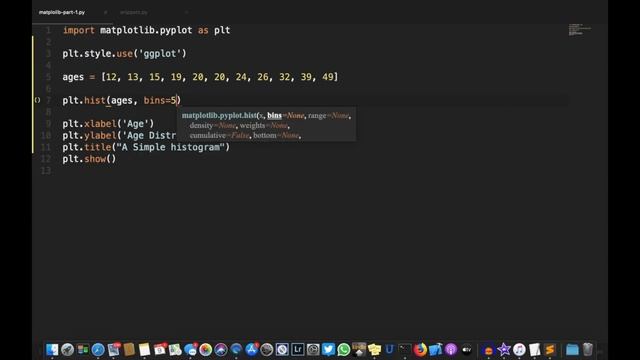 How to plot Histogram with Python using Matplotlib?- [Part 6] смотреть онлайн