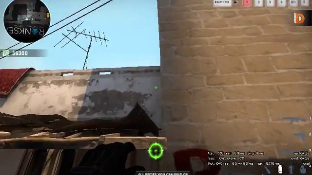 РАСКИДКИ СМОКОВ НА КАРТЕ DE_MIRAGE В CSGO! смотреть онлайн