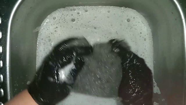 ASMR 🤍/Laundry Powder/Bleach/Sponge Squeezing/ #suds #rinsing/#порошок #белизна #губка #полоскание