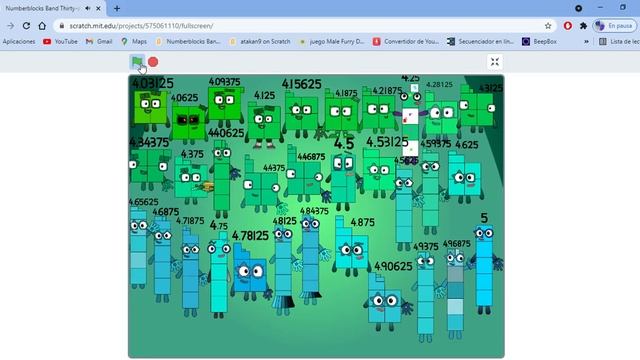 Numberblocks Band Thirty-seconds 4.03125-5 (for TricoBlock ) смотреть онлайн
