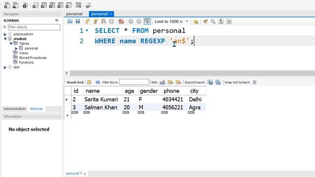 MySQL Regular Expression Tutorial in Hindi / Urdu смотреть онлайн