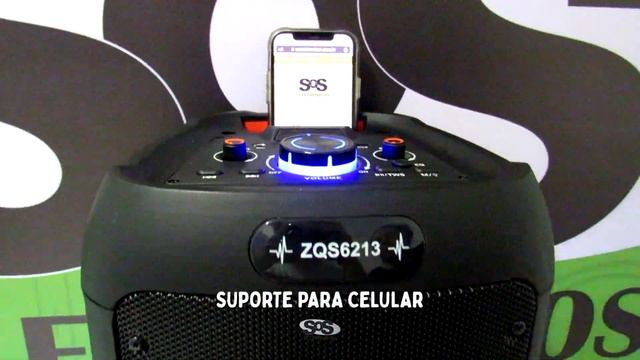 Caixa De Som Bluetooth Sem Fio 30W ZQS6213 смотреть онлайн