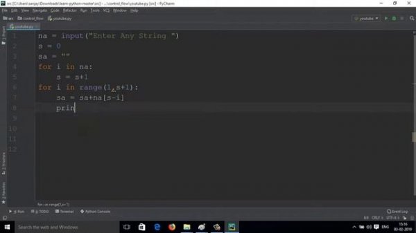 3: Python Program to Check if a String is a Palindrome or Not and reverse of string in python(Hindi
