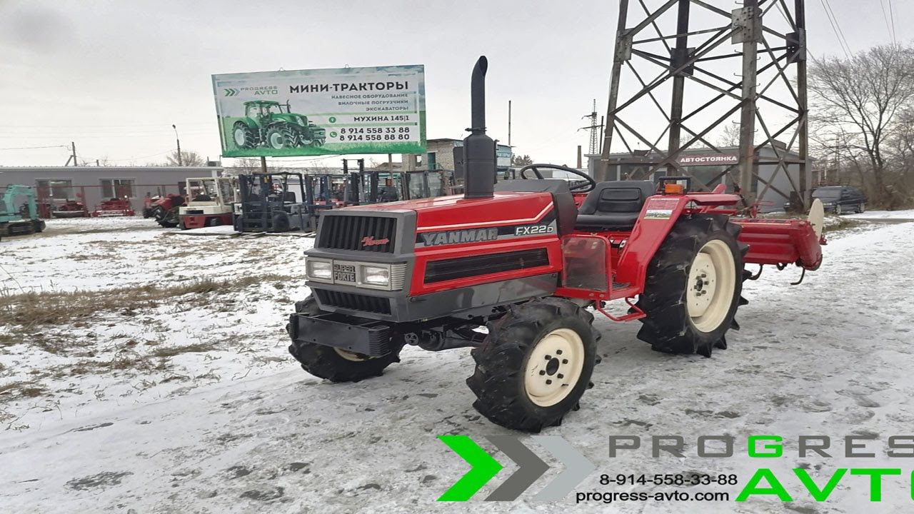 Полный обзор минитрактора YANMAR FX22D с фрезой / плюсы и минусы японского трактора / кантум кот смотреть онлайн