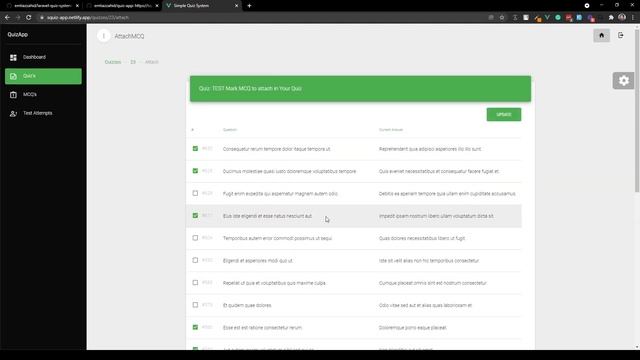 Laravel VUE Quiz App Demo смотреть онлайн