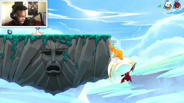 FIRST TIME USING A REAL BRAWLHALLA MOD!! | Brawlhalla (Lewis Papper Cross MOD!) [Gameplay] смотреть онлайн