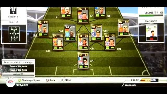 Fifa 2012 - Ultimate Team Gameplay смотреть онлайн