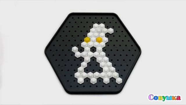 Приведение | Мозаика для детей | Схема мозаики