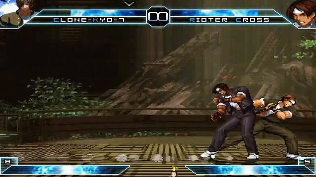 KOF Mugen - Clone Kyo-7 (Update) vs. Rioter Cross смотреть онлайн