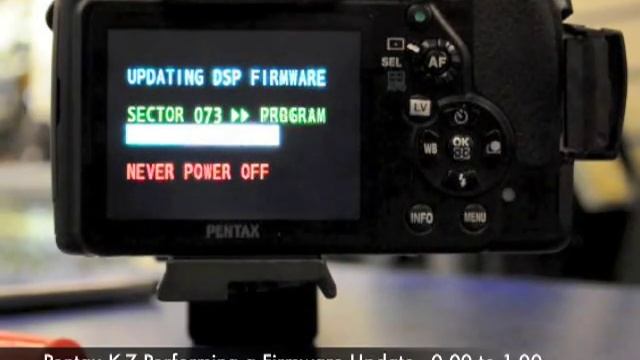 K-7 Performing a Firmware Update смотреть онлайн