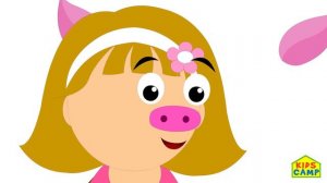 Let's Play With Color Lipstick | Elly Make Up Face | Finger Family Song by KidsCamp