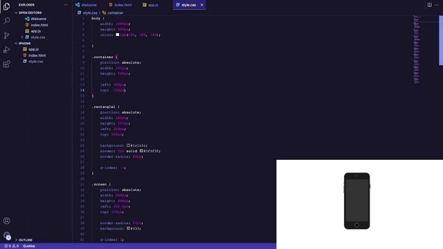 Working Iphone (HTML, CSS, JS, SVG) смотреть онлайн
