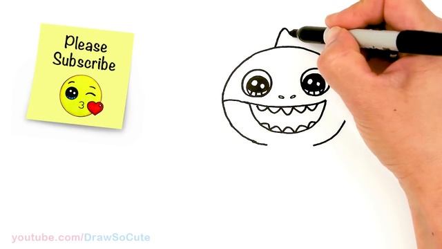 How to Draw Baby Shark Easy смотреть онлайн