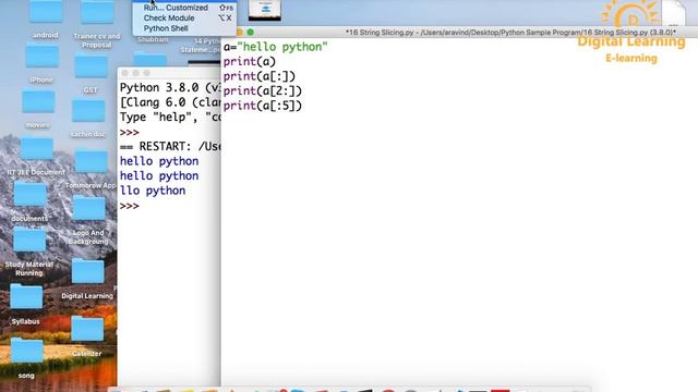 18 Data Science Python String Slicing | Online Training Download app from below link смотреть онлайн