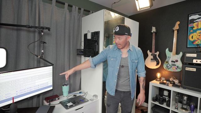 Home YouTube Studio Tour 2022! Turn Your Small Bedroom/Office Into A Home Studio!