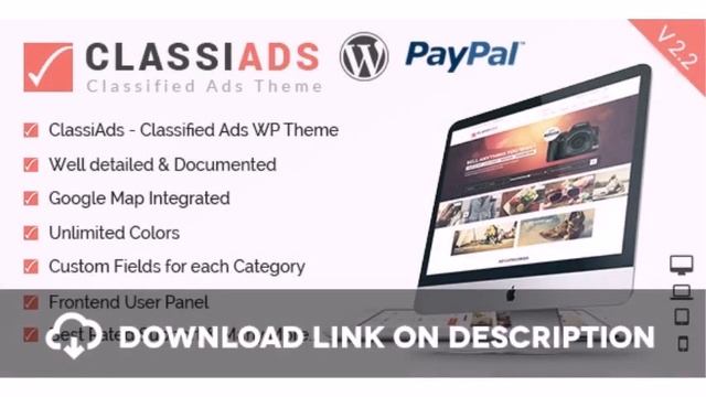 Classiads - Classified Ads Wordpress Theme Free Download смотреть онлайн