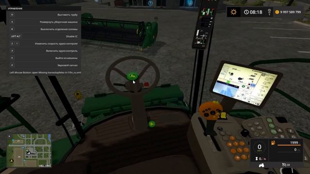 Farming Simulator 17. Обзор мода: JOHN DEERE S690I. (Ссылка в описании) смотреть онлайн