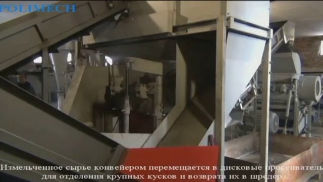 Комплекс для переработки шин от компании Полимех смотреть онлайн