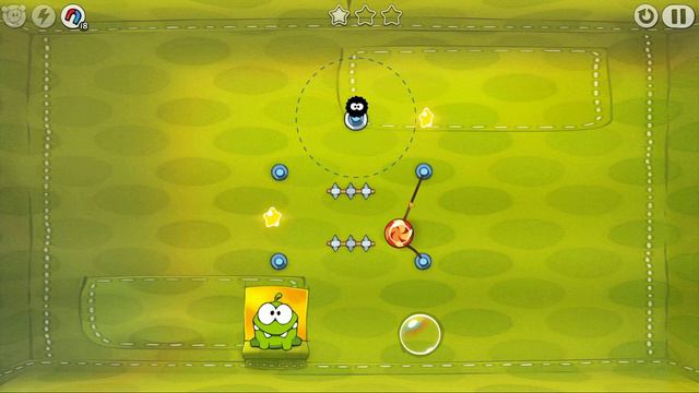 Cut The Rope - Тканевая коробка уровень 11