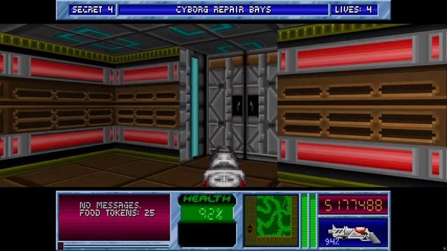 Blake Stone: Planet Strike - 24 Cyborg Repair Bays Secret - 4K No Commentary смотреть онлайн