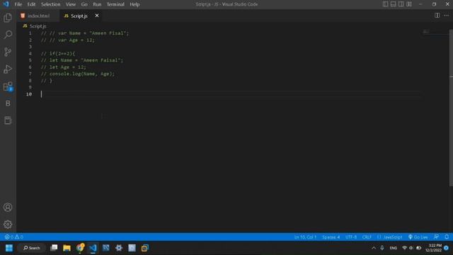 تعليم JavaScript #16 | var, let, const смотреть онлайн