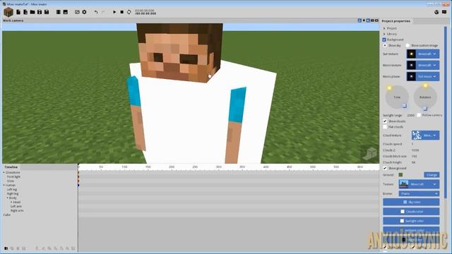 How To Make Herobrine Glowing Eyes! | Mine-imator Tutorial