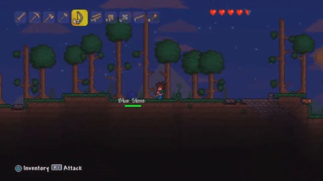 Checking out Terraria on the PS3 [4] - testing out the bow w/quick aim! смотреть онлайн