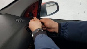 Опель астра h/Замена штатных высокочастотных динамиков.