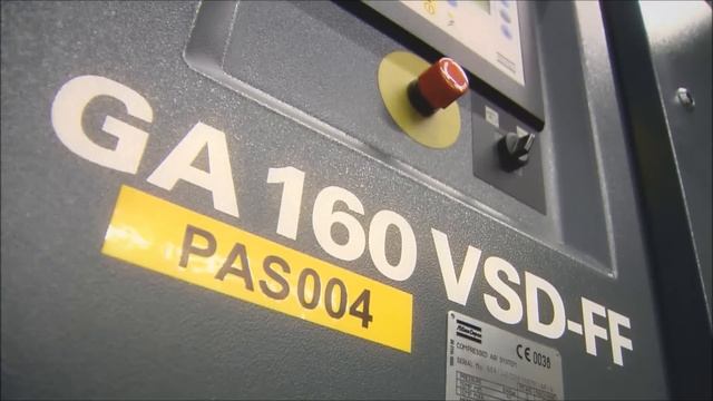 Atlas Copco GA compressors in ZF Wind Power, Belgium смотреть онлайн