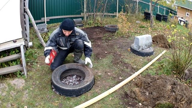 Простой быстровозводимый фундамент для бытовки, дровника и т. д.