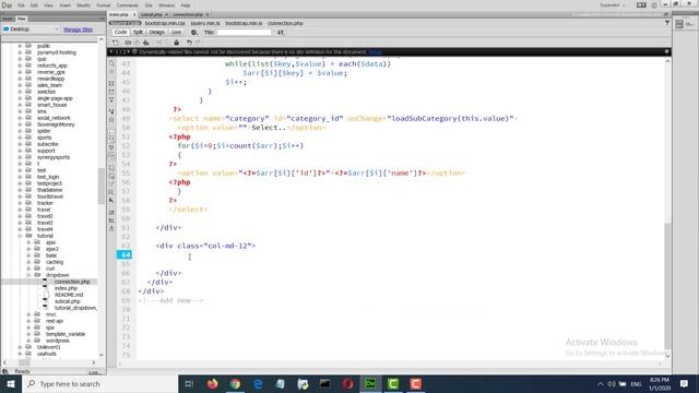 Fill up / Populate Dropdown/Select box with relational data table on Ajax,Javascript & PHP API смотреть онлайн