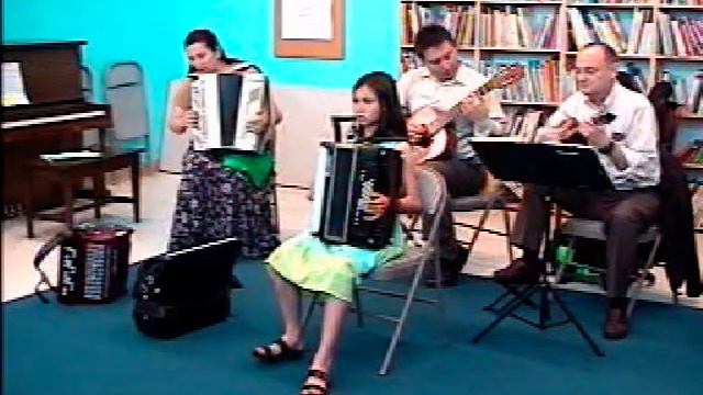 Chromatic button accordion Bayan Skype student recital смотреть онлайн