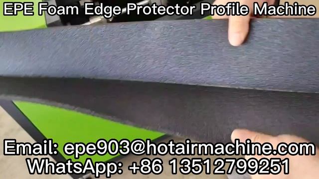 L Shaped EPE Foam Laminating Machine | EPE Foam Edge Protector Profile Machine смотреть онлайн